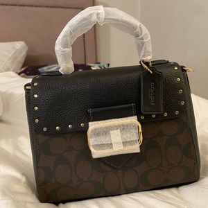 New Coach Bag / Black and Brown